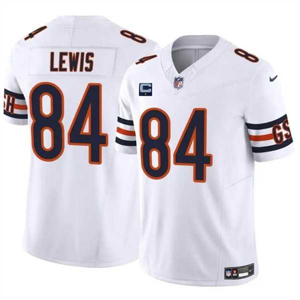 Men & Women & Youth Chicago Bears #84 Marcedes Lewis White 2024 F.U.S.E. With 1-star C Patch Vapor Untouchable Limited Stitched Jersey,We sell and wholesale Men & Women & Youth Chicago Bears #84 Marcedes Lewis White 2024 F.U.S.E. With 1-star C Patch Vapor Untouchable Limited Stitched Jersey on line form chian!